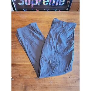 UB TECH Pants Men's Size 36X30 Black Classic Fit Hike Outdoors Side Zip Pockets